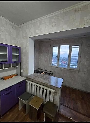 105: 1 комната, 35 м², Кок-Жар мкр 105 серия, 9 этаж, Старый ремонт — 2