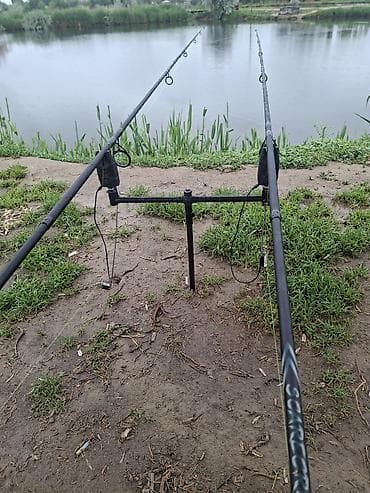 сом рыба: Карповый комплект для донной ловли Состав: - 2 карповые удилища на — 4