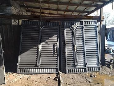 solutions elementary: Металлические ворота и калитка с декоративными панелями - Материал — 4