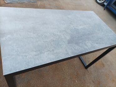 компьютеный стол: Компьютерный стол. Каркас металлический цвет черный. Столешница ЛДСП — 1