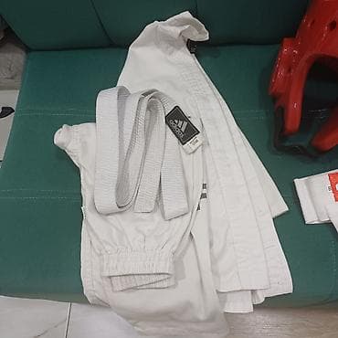 Перчатки: Комплект защиты и экипировки для кикбоксинга/каратэ/ тхеквондо — 5