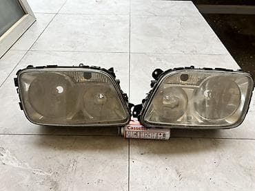 led lights: Комплект передних фар Mercedes-Benz 2008 г., Б/у, Аналог — 1