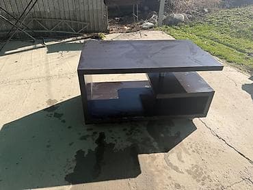 Уход и хранение одежды: Журнальный стол, Прямоугольный, С колесиками, цвет - Коричневый — 3