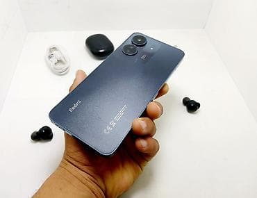 redmi note 10с: Redmi, Redmi 13C, Б/у, 128 ГБ, цвет - Синий, 1 SIM, 2 SIM — 2