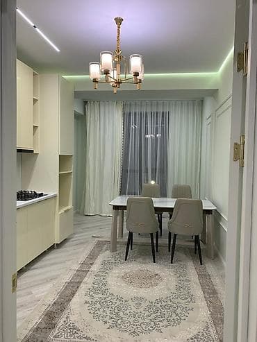 14: 2 комнаты, 77 м², Асанбай мкр Элитка, 2 этаж, Дизайнерский ремонт — 4