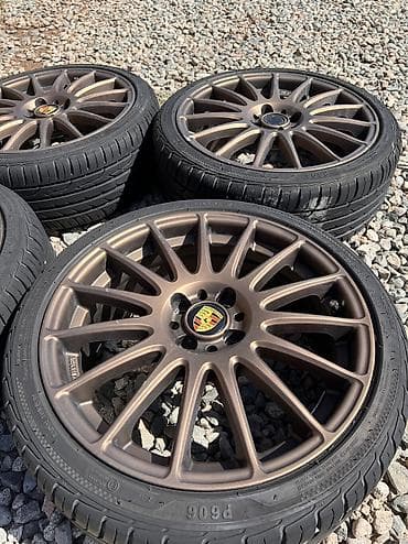 Колеса в сборе 205 / 40 / R 17, Лето, Б/у, Комплект, Легковые, Литые, отверстий - 4 — 6