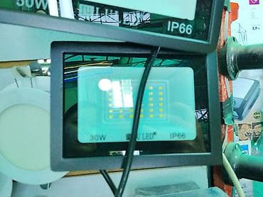 Прожекторлор: Светодиодный прожектор INLED 30W, степень защиты IP65. - Мощность: 30 — 1