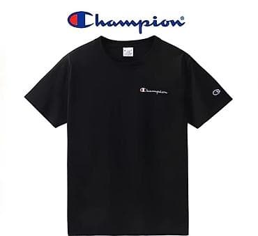 nike tech flece: Мужская футболка, XL, Champion, Новый, цвет - Черный, Платная доставка, Бесплатная доставка, Самовывоз — 2