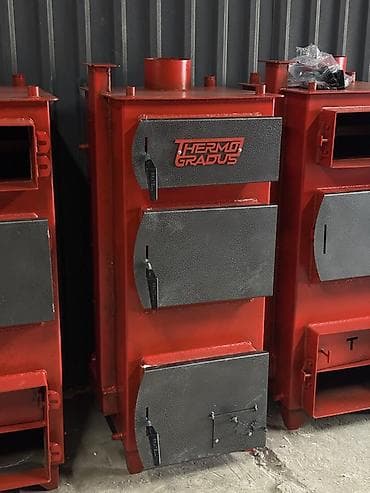 котёл б у: Твердотопливный котёл Новый, Бренд: Thermo Gradua, Для дома, Тип управления: Механический — 6