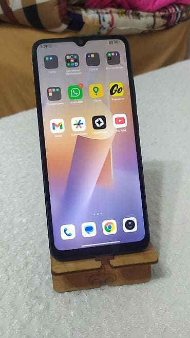 пл: Redmi, Redmi 12C, Б/у, 128 ГБ, цвет - Синий, 2 SIM — 3