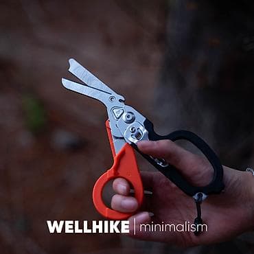 Многофункциональные ножницы тактические WELLHIKE (оранжевые) — 2
