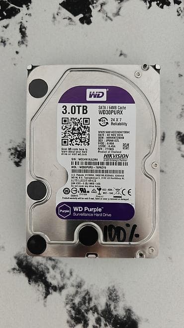 ssd disc: Накопитель для ПК, Б/у, Western Digital (WD), HDD, 3 ТБ, 3.5", Для ПК — 1