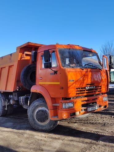 бетономешалка запчасть: Самосвал КАМАЗ 6520 (6x4), оранжевый. Характеристики и возможности: - — 6