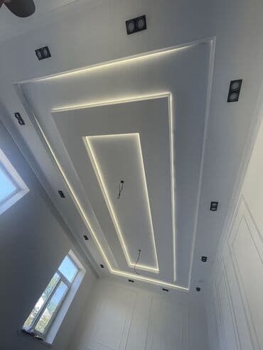 отделка дома: Натяжной потолок Глянцевое, Матовое, 3D потолки Гарантия, Бесплатная консультация, Бесплатный замер — 7