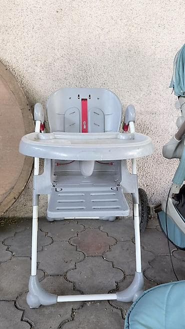 Дом и сад: Стульчик для кормления, Другой бренд, Пластик, Другой вид, цвет - Серый — 1