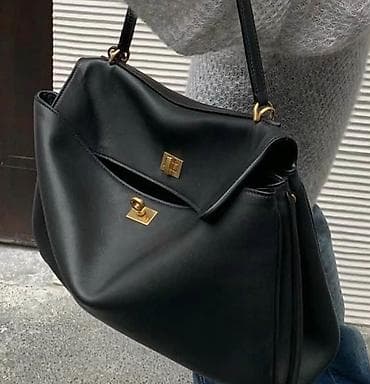 acne studio: Классическая сумка, Balenciaga, Италия, Материал: Натуральная кожа, Жёсткая конструкция, Женские, Новый — 4