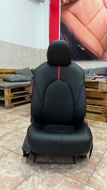 чехол камри 30: Чехлы Кожаные, цвет - Серый, Toyota — 5