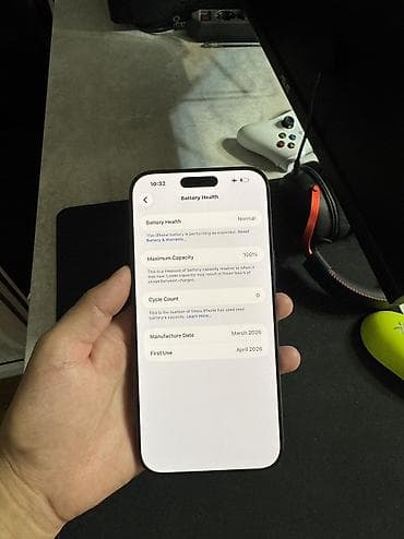 Техника и электроника: IPhone 17 Pro Max, Б/у, 256 ГБ, Синий, 100 % — 4