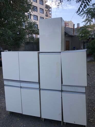 Кухонный гарнитур, Б/у, цвет - Белый, Дерево, Самовывоз, Бесплатная доставка, Платная доставка at lalafo.kg Кухонный гарнитур, Б/у, цвет - Белый, Дерево, Самовывоз, Бесплатная доставка, Платная доставка