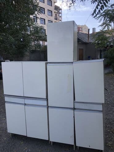 старинная кухонная мебель: Кухонный гарнитур, Б/у, цвет - Белый, Дерево, Самовывоз, Бесплатная доставка, Платная доставка — 1