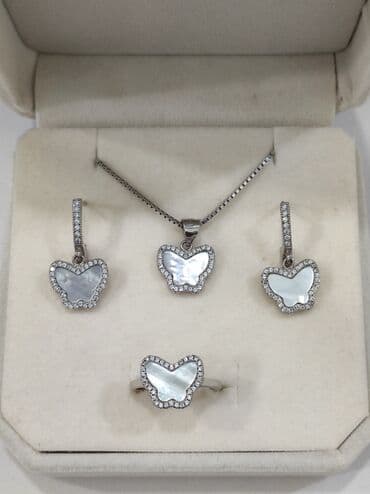 самые красивые свадебные платья в мире: Набор украшений, Проба 925, Женские, Новый — 7