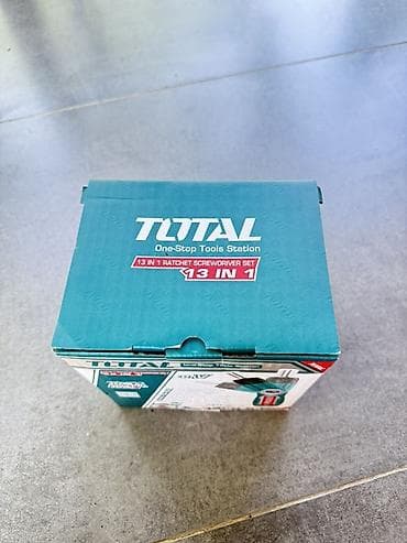 Курулуш жабдуулары: Отвёртка с трещоткой TOTAL 13 в 1 - Компактная трещоточная отвёртка с — 9