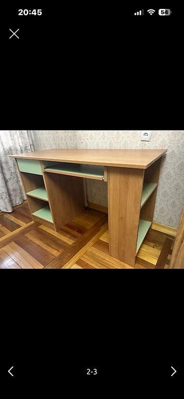 study table: Компьютерный стол, С полками — 2