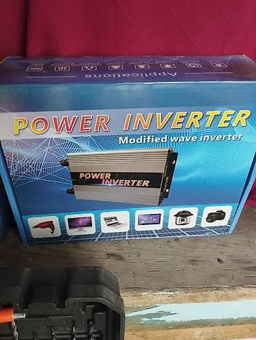 Инвертор POWER INVERTER (Modified wave inverter) 1000 ватт - Тип at lalafo.kg Инвертор POWER INVERTER (Modified wave inverter) 1000 ватт - Тип