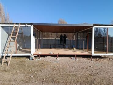 Навес, Другая форма, Металл, Другой материал, Установка