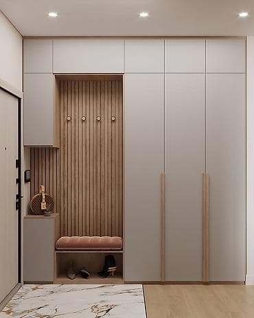 прихожие б у: Шкаф-прихожая, С зеркалом, ЛДСП — 3