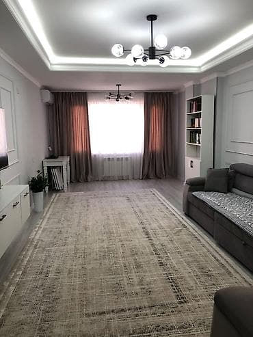Батирлер: 2 бөлмө, 93 м², 7-мкр Элитка, 3 кабат, Евро оңдоо — 3