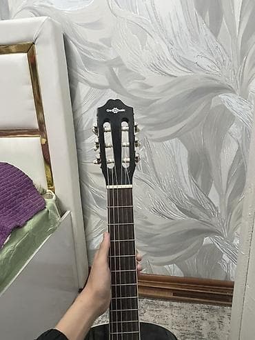 Классическая гитара Gear4music, черная глянцевая - Тип: классическая lalafo.kg да Классическая гитара Gear4music, черная глянцевая - Тип: классическая
