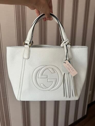 у настоящей женщины должна быть сумка из италии: Классическая сумка, Gucci, Материал: Натуральная кожа, Женские, Новый — 3