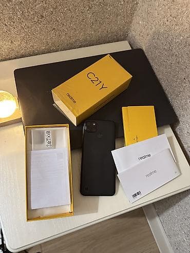 vivo y 21: Realme C21Y, Б/у, 64 ГБ, цвет - Черный, 2 SIM — 6