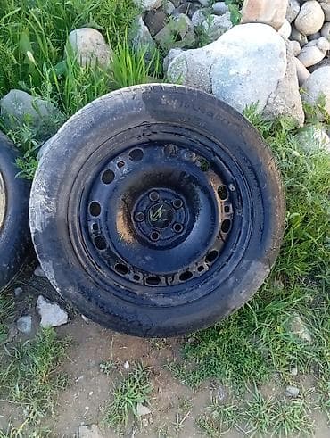 Колеса в сборе 185 / 60 / R 15, Лето, Запаска, Легковые, Железные, отверстий - 4