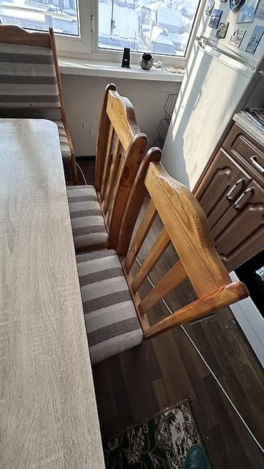 small table: Кухонный стол и стул, цвет - Серый — 7