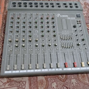 Б/у, Концертный, Есть усилитель, Каналов: 8, Разъем: XLR, Есть эквалайзер