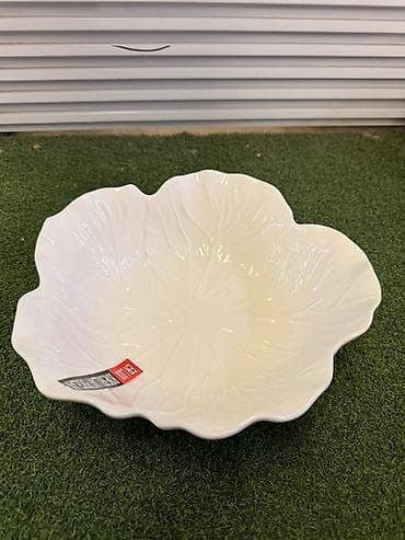 чашки для супа: Керамическая салатница в форме цветка - Материал: керамика/фарфор с — 1