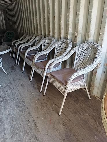 Комплект садовой мебели, Стол, Ротанг