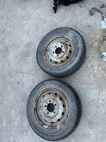 Колеса в сборе 205 / 70 / R 16, Всесезонная, Б/у, Пара, Легковые, Железные, отверстий - 5 at lalafo.kg Колеса в сборе 205 / 70 / R 16, Всесезонная, Б/у, Пара, Легковые, Железные, отверстий - 5