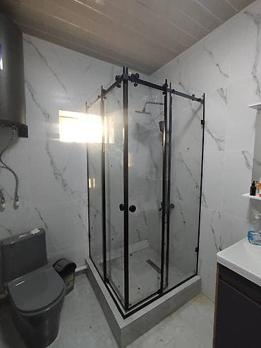 алюминевый профиль: Душевые ограждения из закалённого стекла под заказ - Конфигурации — 1