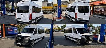 спринтер к: Mercedes-Benz Sprinter (длинная база, высокий потолок), белый кузов — 1