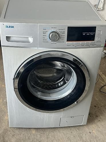 Стиральная машина фронтальная BLESK (серебристый цвет, электронное