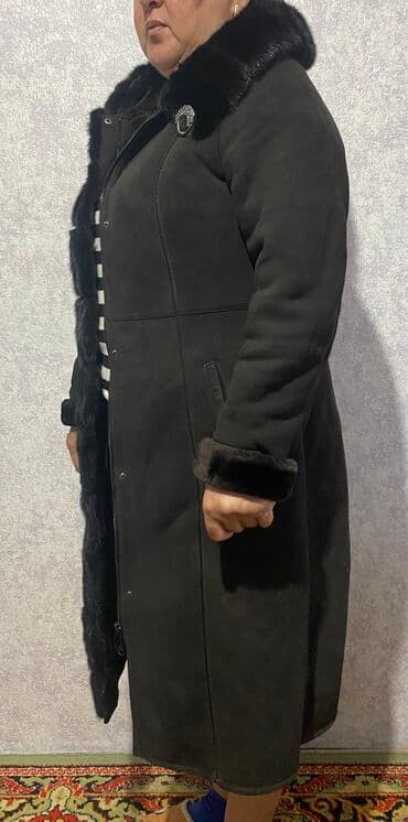 срочно продаю в связи с переездом: Продаю натуральную дубленку с натуральным мехом в отличном состоянии — 8