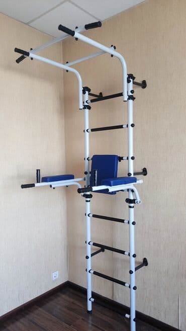 тренировочные петли: Шведская стенка "Атлет" производство Россия брусья складные — 1