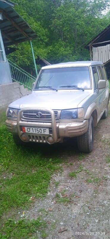 обмен машинами с доплатой: Hyundai Galloper: 1997 г., 2.5 л, Механика, Дизель, Внедорожник — 1