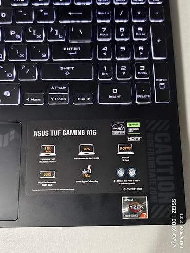 asus intel core i7: 🔥🎮 ASUS TUF Gaming A16 📦 Состояние: как новый(пользовались несколько — 6