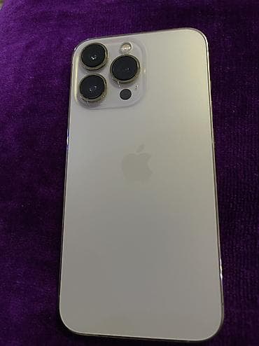 hoco w43: IPhone 13 Pro, Б/у, 128 ГБ, Золотой, 79 % — 1