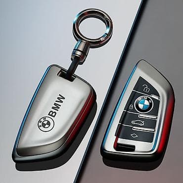 чехол виш: Металлический кейс-брелок для автомобильного ключа BMW - Премиальный — 1