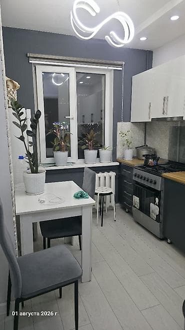 2 комнаты, 48 м², Центральная мечеть 105 серия, 2 этаж, Евроремонт